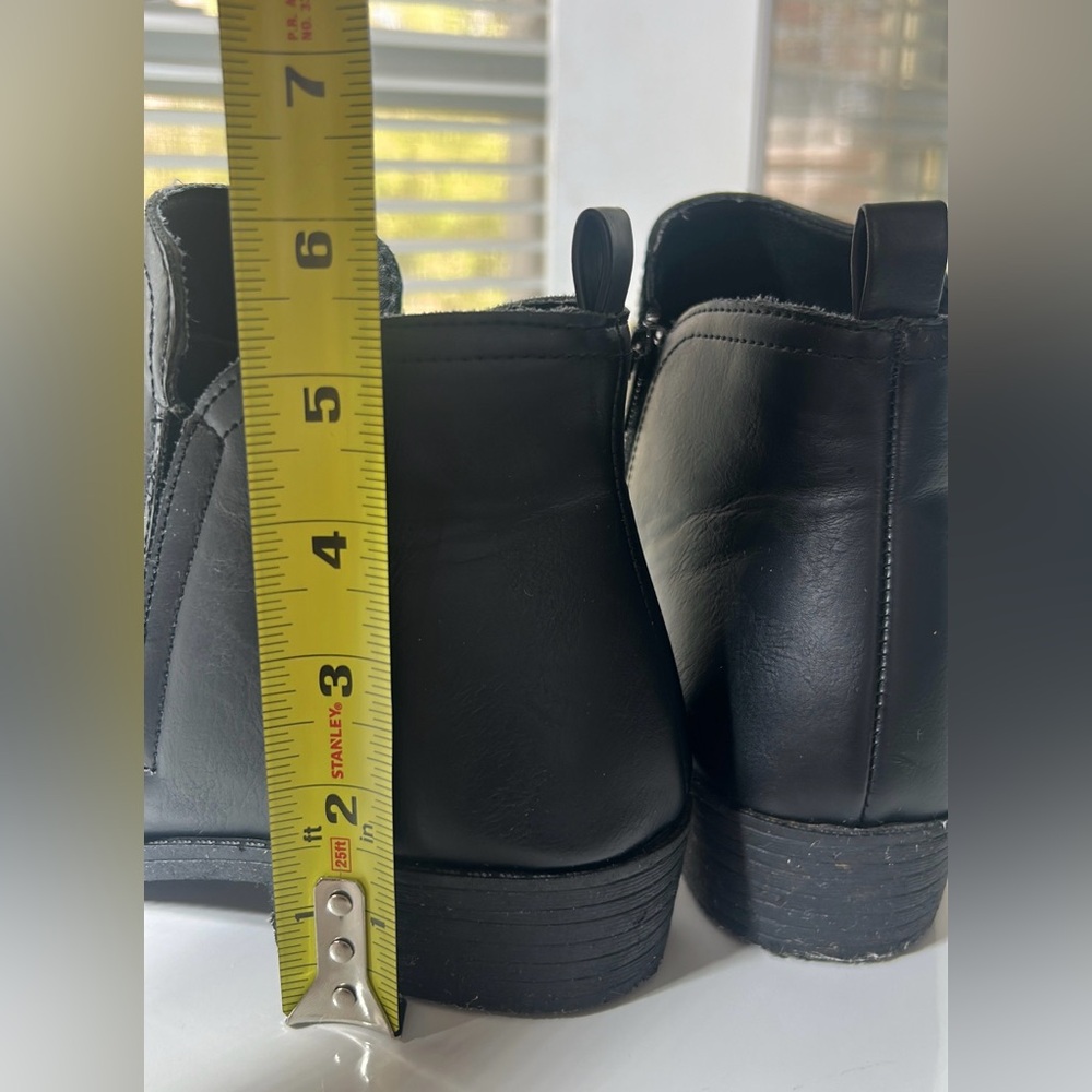 Alexis Bendel Golda-01L Women’s Boots Black Chelsea Zip Ankle Size 8.5 - Picture 4 of 10